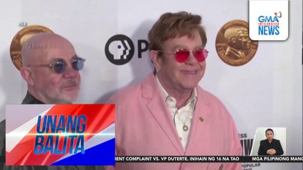 Sir Elton John, kinumpirmang limitado na lang ang kaniyang paningin dahil sa eye infection | Unang Balita