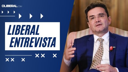 Entrevista com o Ministro do Turismo, Celso Sabino, na feira Pará Negócios 2024.