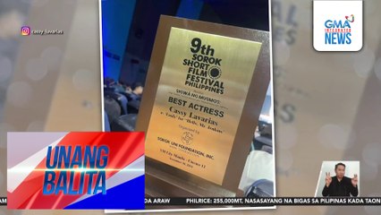 Sparkle star Cassy Lavarias, waging Best Actress sa 9th Sorok Short Film Festival Philippines | Unang Balita