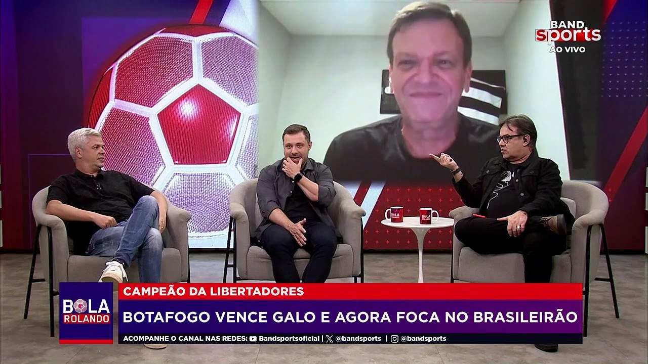 SÉRGIO MAURÍCIO ABRE O CORAÇÃO COM A CONQUISTA DA LIBERTADORES DO BOTAFOGO: "FOGÃO ESTÁ EM OUTRO PATAMAR" | BOLA ROLANDO