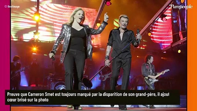 Johnny Hallyday, 7 ans déjà : son petit-fils de 20 ans Cameron, aux mêmes traits que son grand-père, s'exprime comme rarement