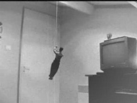 Film muet art P noir et blanc