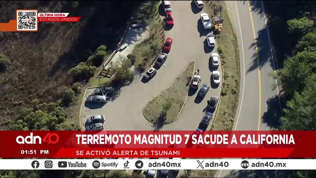 🚨¡Última Hora! Terremoto magnitud 7 en California, EE.UU. activa alerta de Tsunami