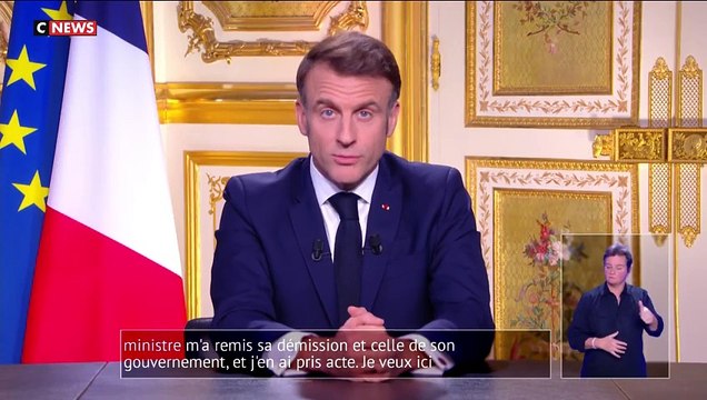 Emmanuel Macron sur la dissolution: Ma décision de dissoudre n'a pas été comprise, mais vous avez pris votre responsabilité en votant