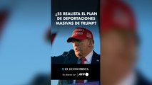 ¿Es realista el plan de deportaciones masivas de Trump?