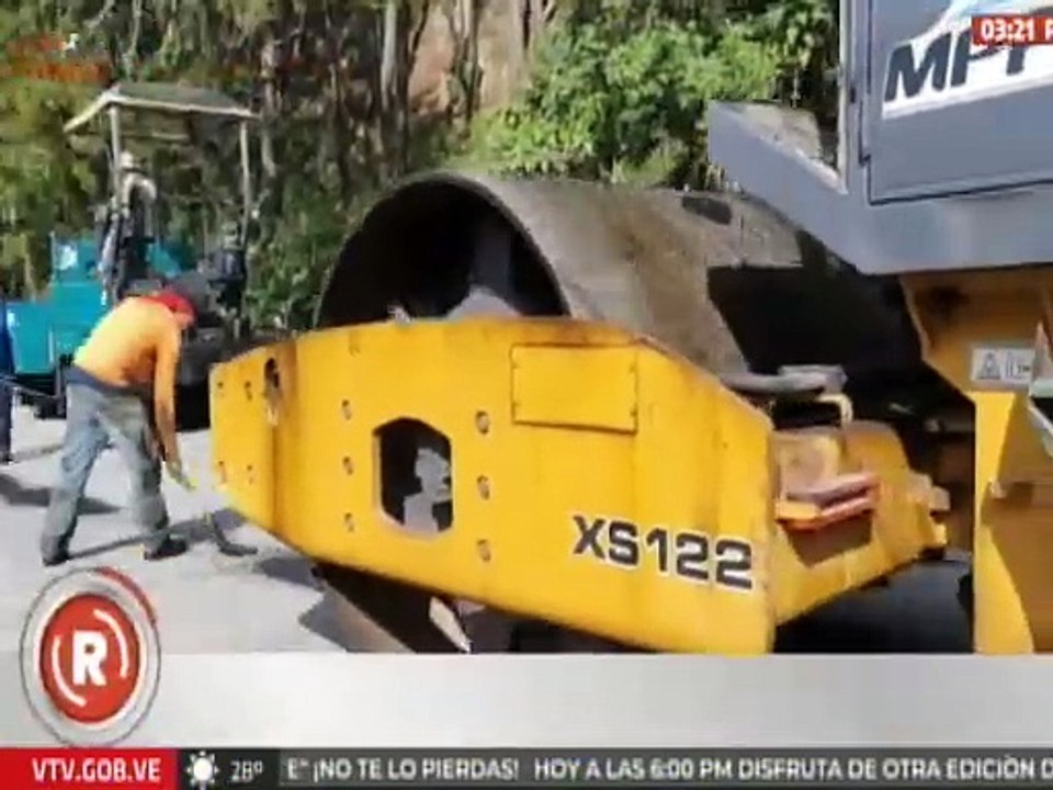 Mérida | Autoridades supervisan plan de asfaltado de vías en el mcpio. Campo Elías