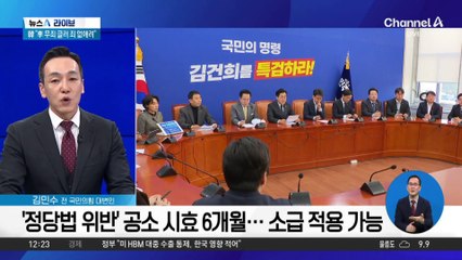 野, ‘공소시효 6개월’ 정당법 발의…한동훈 “돈봉투 사건 덮기”
