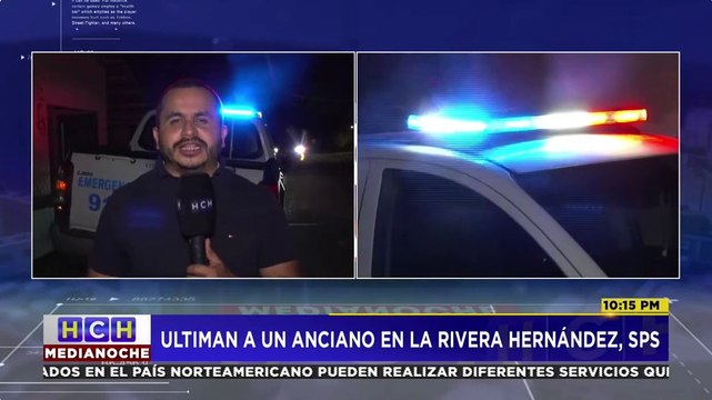 Pistoleros ultiman a un anciano en el sector Rivera Hernández de San Pedro Sula