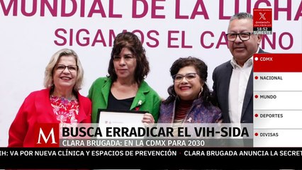 En CdMx, Clara Brugada busca erradicar el VIH-Sida para el 2030