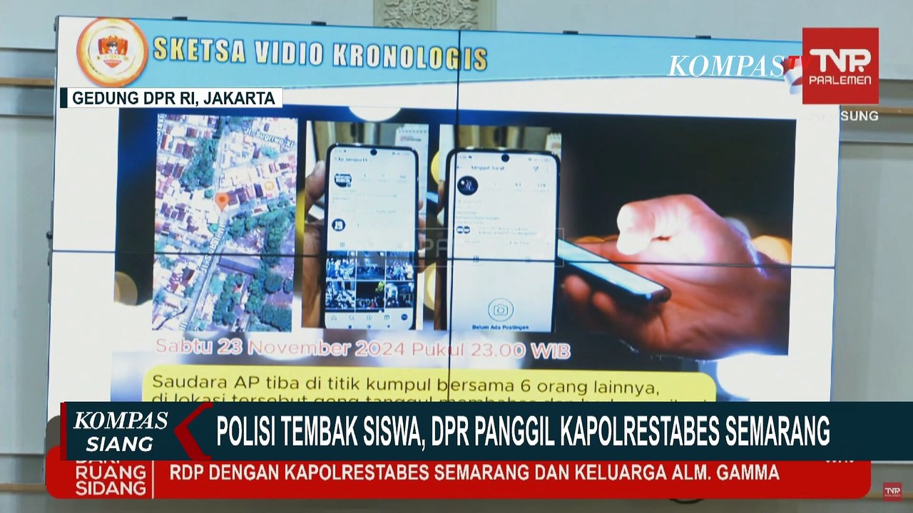 Terkuak! Rekaman Kejadian Polisi Tembak Siswa SMK di Semarang, Perkuat Kesaksian Saksi