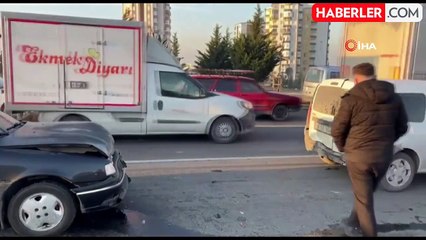 Kayseri'de Zincirleme Trafik Kazası: 2 Yaralı