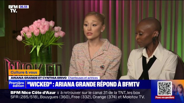 C'était un rêve : Ariana Grande et Cynthia Erivo répondent à BFMTV avant la sortie de Wicked au cinéma