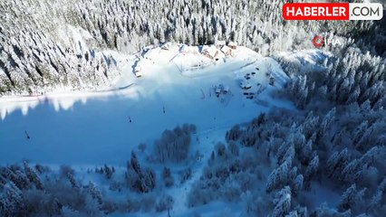 Artvin'in Genya Dağı'nda Kışın Büyüleyici Güzellikleri