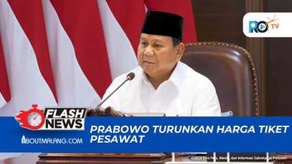 PEMERINTAH PRABOWO BERHASIL TURUNKAN HARGA TIKET PESAWAT UNTUK KESEJAHTERAAN RAKYAT
