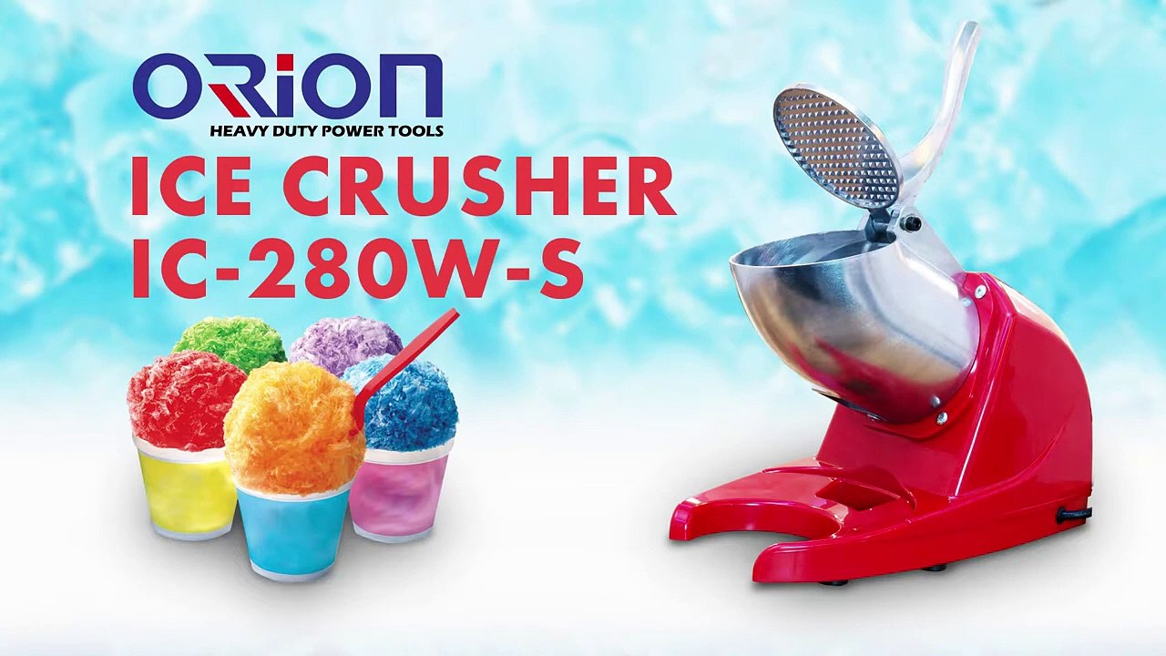 JUAL MESIN SERUT ES ELEKTRIK DENGAN HARGA TERJANGKAU - ORION ICE CRUSHER IC 280W - S