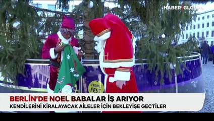 Berlin’de noel babalar iş arıyor