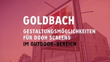 Gestaltungsmöglichkeiten für DOOH Screens im Outdoor-Bereich