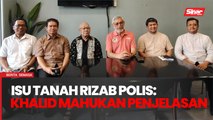 Siapa cadang tanah itu diserahkan kepada pemaju? - Khalid Samad