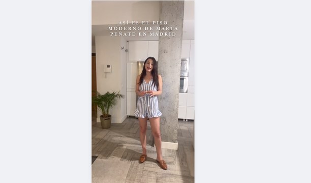Así es el piso moderno de Marta Peñate en Madrid