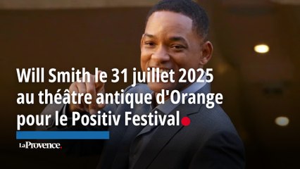 Will Smith le 31 juillet 2025  au théâtre antique d'Orange  pour le Positiv Festival