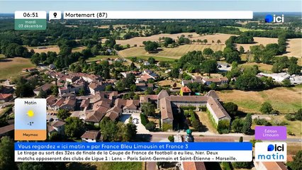 03/12/2024 - ICI Matin France Bleu Limousin en vidéo