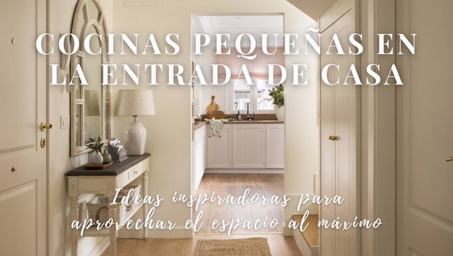 Cocinas pequeñas en la entrada de casa ideas inspiradoras para aprovechar el espacio al máximo