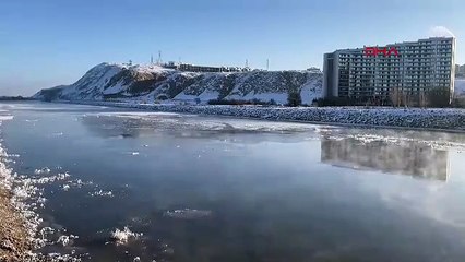 Türkiye'nin en soğuk noktasından akılalmaz görüntü!