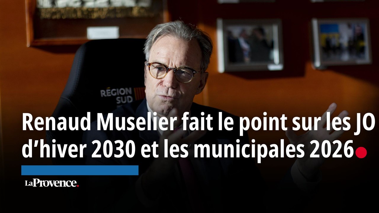 Renaud Muselier fait le point sur les JO d’hive...