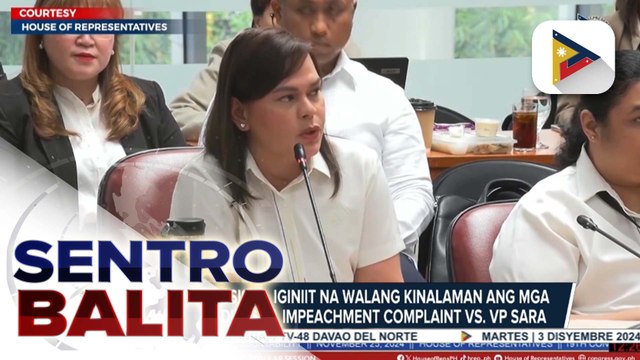 Ilang kongresista, iginiit na walang kinalaman ang mga naging pagdinig sa impeachment complaint vs. VP Sara