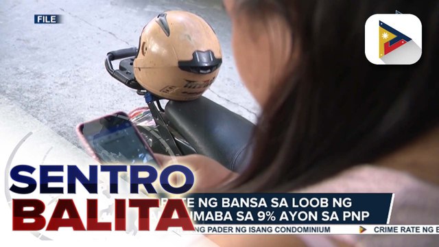 Crime rate ng bansa sa loob ng 11 buwan, bumaba sa 9% ayon sa PNP; publiko, pinag-iingat din ng PNP sa mga online transaction