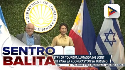 DOT at Israel Ministry of Tourism, lumagda ng Joint Declaration of Intent para sa kooperasyon sa turismo