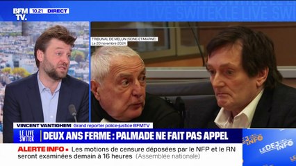 Affaire Pierre Palmade: le comédien ne fait pas appel de sa condamnation
