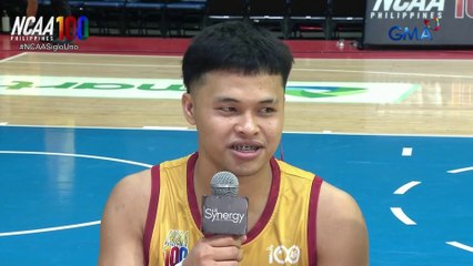 Postgame Interview - Lawrence Mangubat (Finals Game 1) | NCAA Season 100