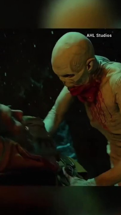 In this chilling movie clip, witness the terrifying moment when a bloodthirsty creature emerges from the shadows. With glowing eyes and razor-sharp fangs, it prowls the night in search of its next victim. As it stalks its prey,