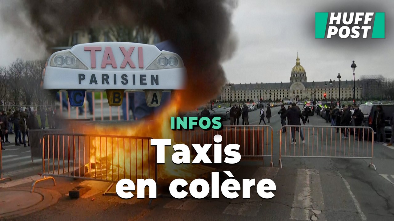 Pourquoi des centaines de taxis manifestent dev...