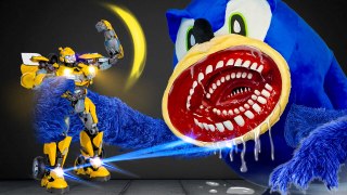 Shin Sonic vs. Transformers: DIY Monster Mashup with a Spider-Man Twist! 🦔🤖🕷️