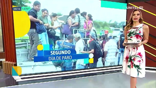 ​Arranca el segundo día del paro de micreros en Santa Cruz y la población tiene dificultades para trasladarse