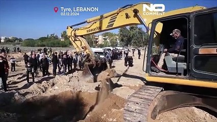 War victims exhumed in Lebanon ahead for funerals in hometowns