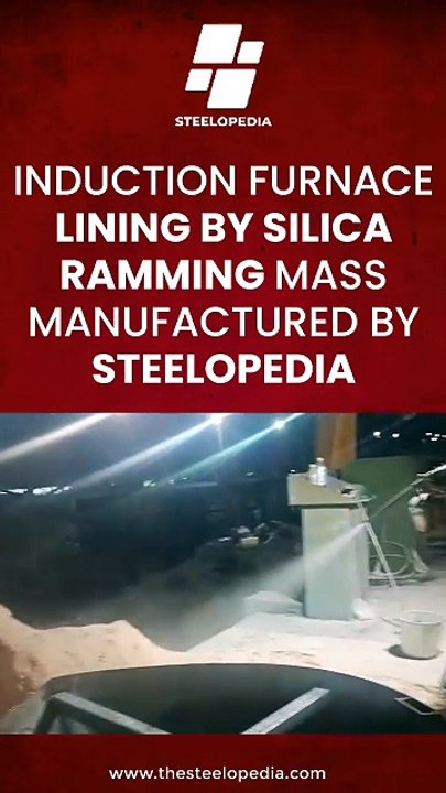 Induction Furnace Lining by Silica Ramming Mass