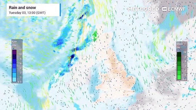 UK weather: Multiple weather fronts from the Atlantic bringing wet and windy conditions this week
