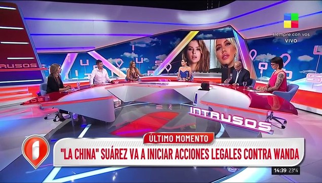 La China Suárez le inicia acciones legales a Wanda Nara