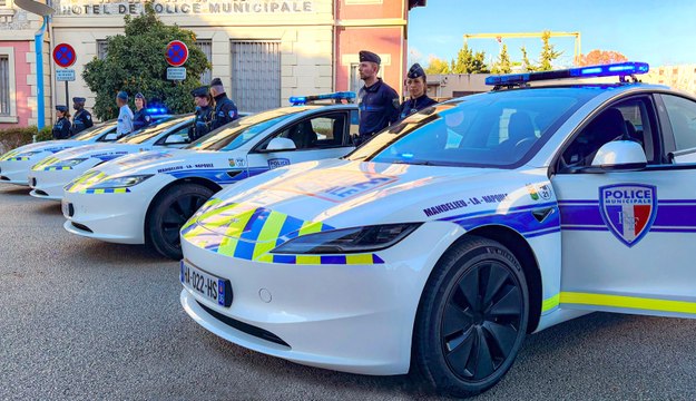 Des Tesla Model 3 pour la police municipale de Mandelieu-la-Napoule