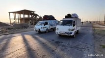 La fuga dei curdi da Aleppo in mano ai ribelli sostenuti dalla Turchia
