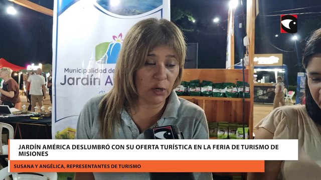 Jardín América deslumbró con su oferta turística en la Feria de Turismo de Misiones