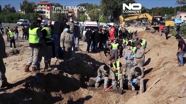 Le vittime di guerra riesumate in Libano sono in attesa dei funerali nelle città d'origine