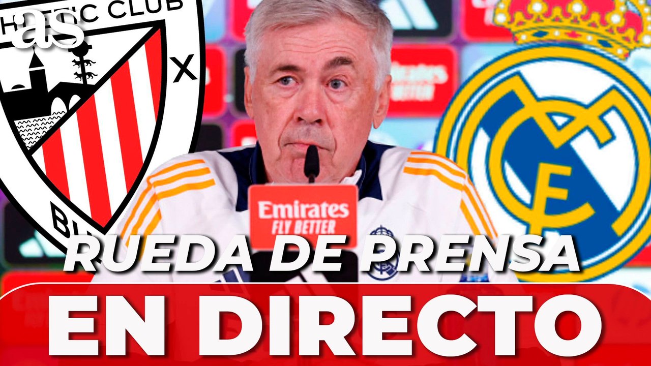 Rueda de prensa de Carlo Ancelotti previa al Athletic Club vs. Real Madrid