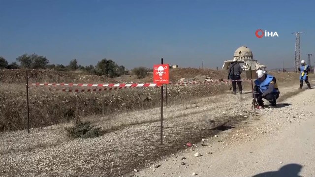 Suriye Milli Ordusu’nun PKK/YPG’den geri aldığı Minnığ Askeri Hava Üssü görüntülendi