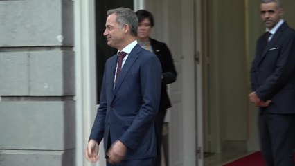 Le sultan d'Oman reçu par Alexander De Croo