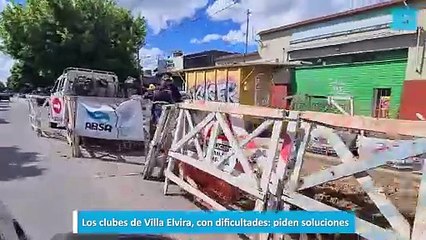 Los clubes de Villa Elvira, con dificultades: piden soluciones