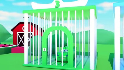 Colorful Toys, Toy Cars, Counting Games, Choose The Right ESCAPE ROOM CHALLENGE Cage Game Cars